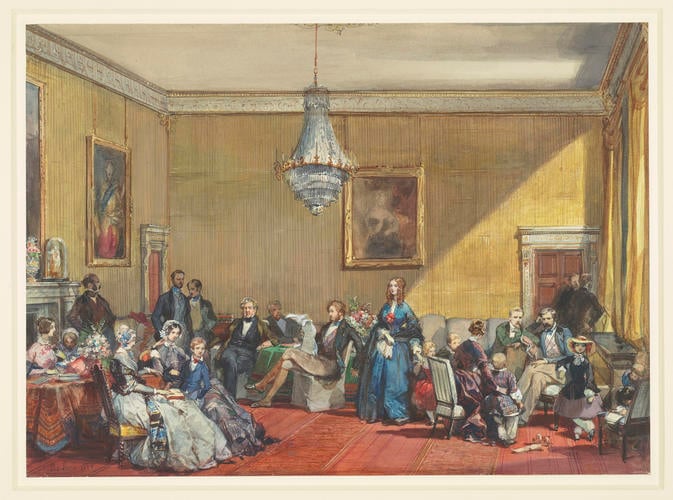 The French royal family at Claremont The French royal family at Claremont