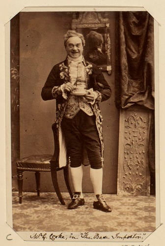 George Cooke (1807-63) in 'The Base Imposter' George Cooke (1807-63) in 'The Base Imposter'