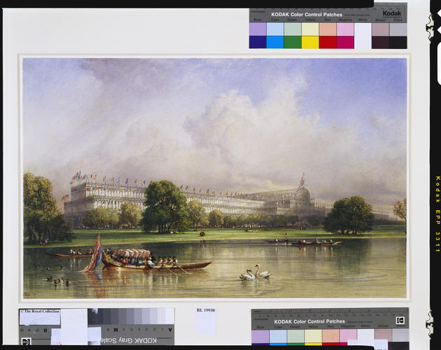 The Crystal Palace seen from the Serpentine