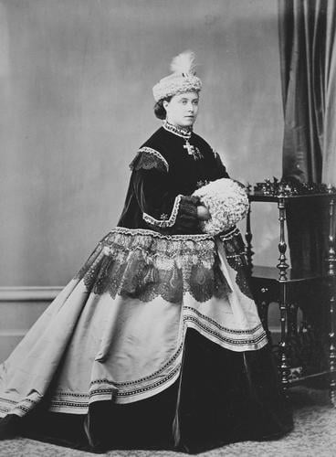 Victoria, Crown Princess of Prussia, 1865 [in Portraits of Royal Children Vol. 9 1865]