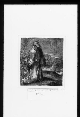 St Francis in prayer