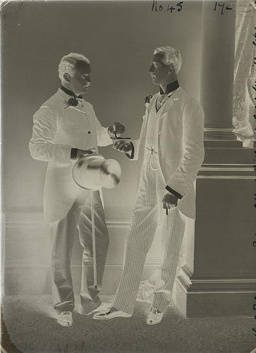 Albert Victor, Duke of Clarence and Captain Greville [Alexander Bassano Collection]