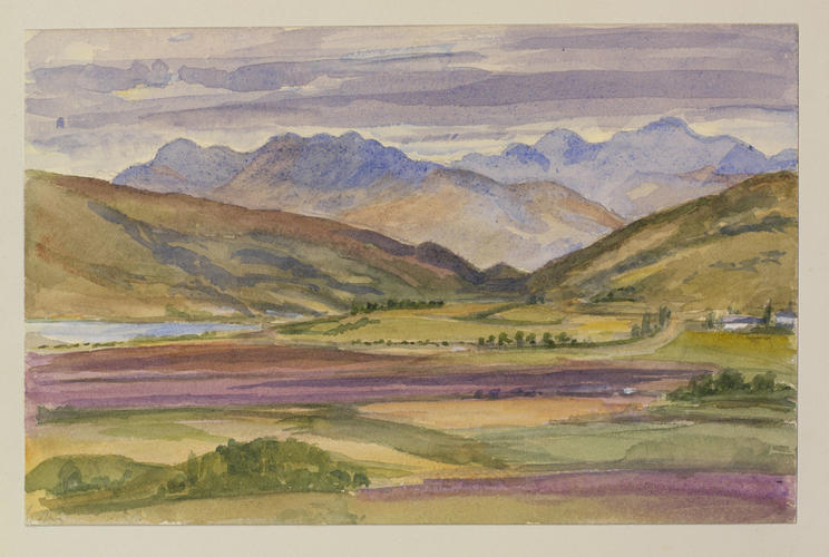 Master: SKETCHES BY QUEEN VICTORIA II
Item: A valley and mountains