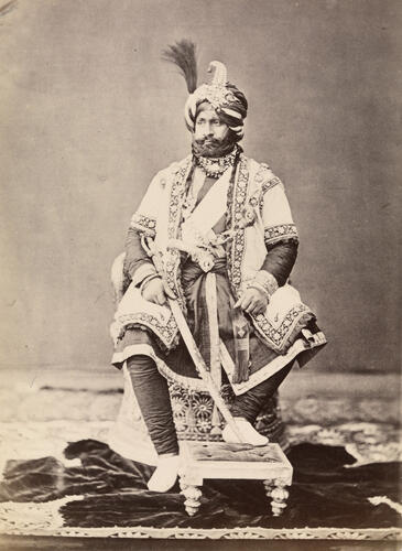 The late Maharajah of Kashmir (1830-1885)