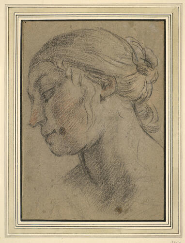 The head of a woman The head of a woman