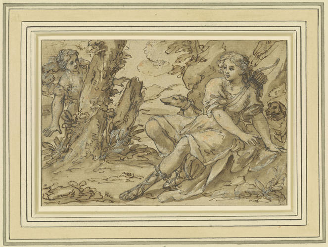 Diana and an attendant