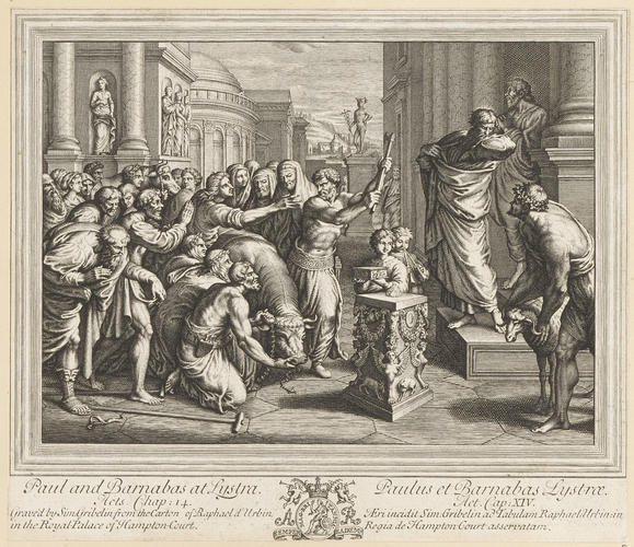Master: Set of prints reproducing Raphael's Cartoons
Item: Paul and Barnabas at Lystra Master: Set of prints reproducing Raphael's Cartoons
Item: Paul and Barnabas at Lystra