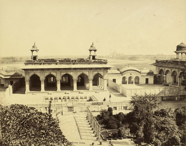 Agra Fort. Distant view of Tah: Prince of Wales Tour of India 1875-6 (vol. 4) Agra Fort. Distant view of Tah: Prince of Wales Tour of India 1875-6 (vol. 4)