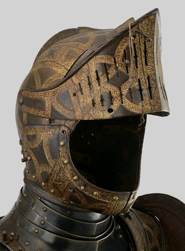 Armour garniture of Sir Christopher Hatton for the field, tourney, tilt and barriers