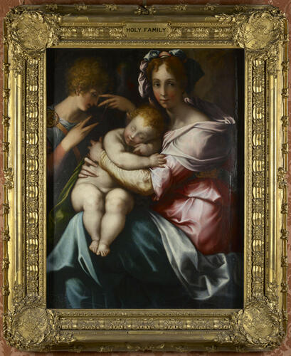 The Virgin and Child with an Angel The Virgin and Child with an Angel