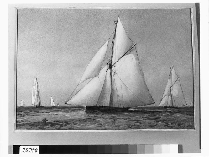 RY Formosa racing with other yachts to the left RY Formosa racing with other yachts to the left