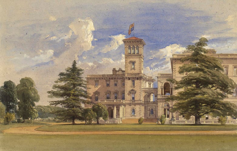 Osborne House: entrance front