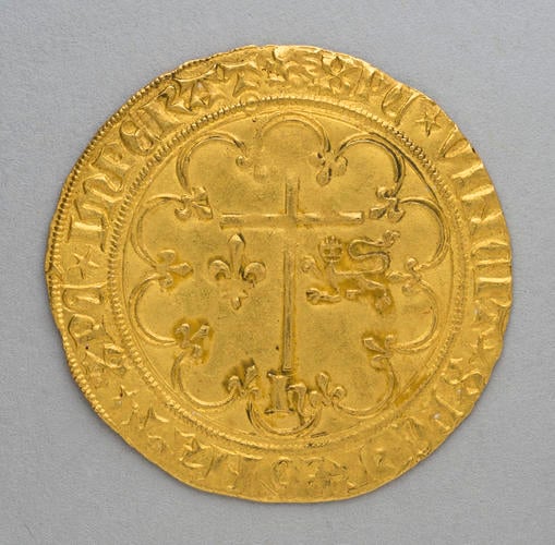 Anglo-Gallic. Henry VI, King of England and France (1422-53). Salut d'or Anglo-Gallic. Henry VI, King of England and France (1422-53). Salut d'or