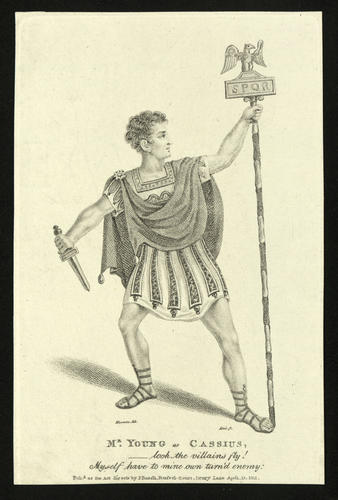 Mr Young as Cassius