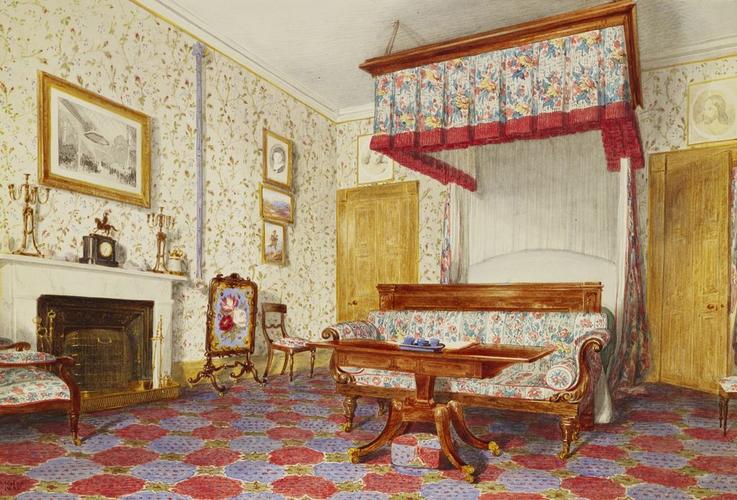Queen Victoria's bedroom in the old house at Balmoral