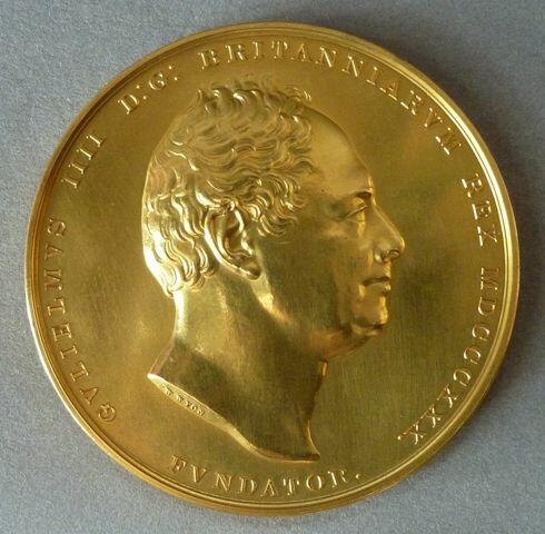 Specimen Patron's Medal or Founder's Medal of the Royal Geographical Society
