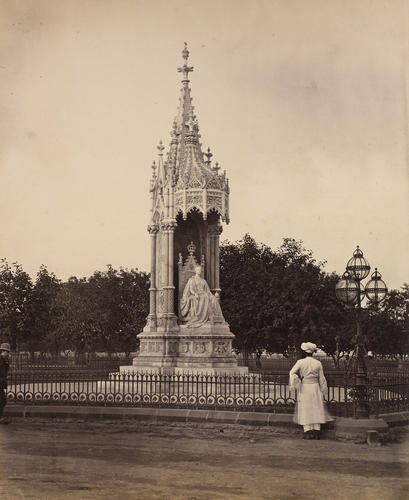 The Queen's Statue by Noble, Bombay : Prince of Wales Tour of India 1875-6 The Queen's Statue by Noble, Bombay : Prince of Wales Tour of India 1875-6