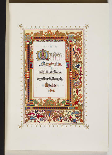 Quebec marginalia : with illustrations / by Arthur G. Doughty
