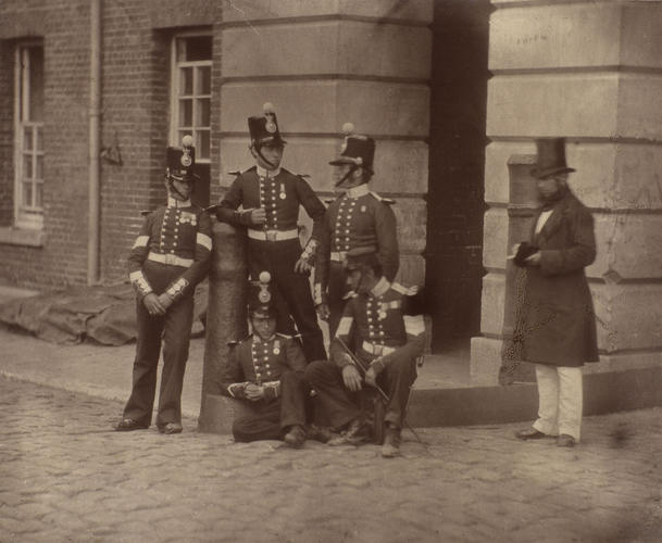 Soldiers from the Royal Marines who served in the Crimean War