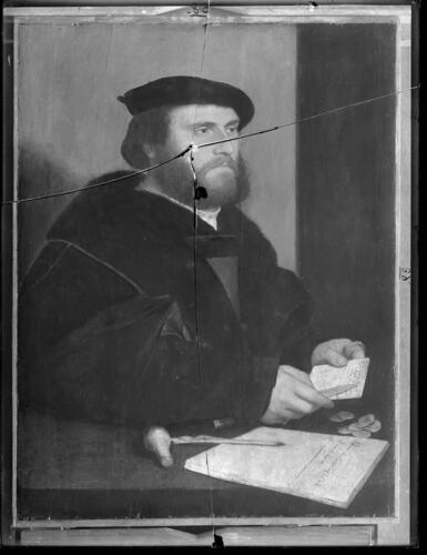 Glass plate negative of 'A Merchant of the German Steelyard Glass plate negative of 'A Merchant of the German Steelyard