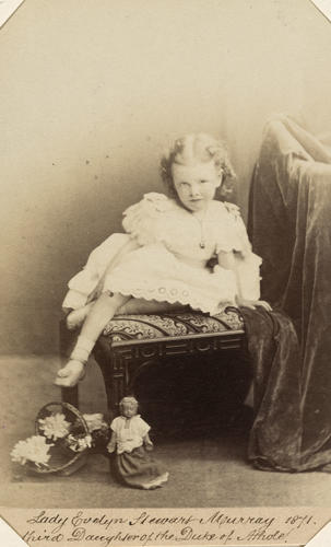 Lady Evelyn Stewart Murray, third daughter of the Duke of Athole. [Photographs, English Portraits. Volume 70. ]