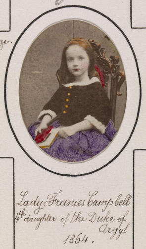 Lady Frances Campbell, later Lady Balfour (1858-1931) Lady Frances Campbell, later Lady Balfour (1858-1931)