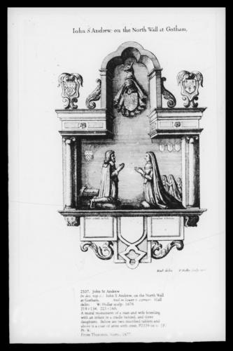Monument of John St Andrew at Gotham