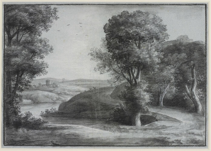 A river landscape A river landscape