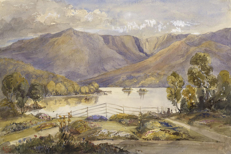Loch Laggan, drawn from the sitting-room at Ardverikie Loch Laggan, drawn from the sitting-room at Ardverikie