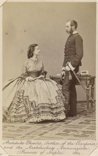 Archduke Karl Ludwig of Austria (1833-1896) and Maria Annunciata, Archduchess of Austria (1843-1871)