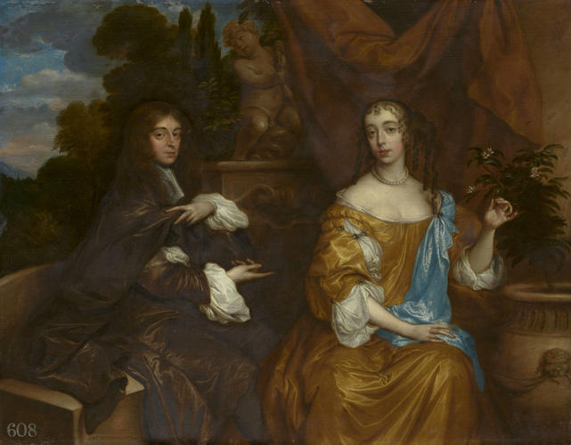 Henry Hyde, second Earl of Clarendon (1638-1709), when Viscount Cornbury, with his first wife, Theodosia Capel (1640-62)