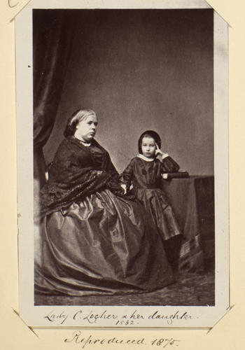 Lady Charlotte Locker and her daughter Eleanor Locker