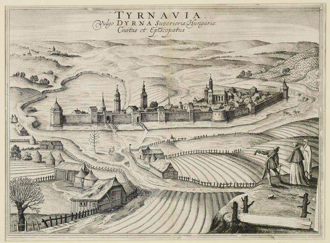 Tyrnau [called Nagyszombat, Hungary (?)]