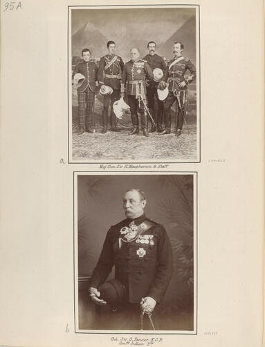Major-General Sir Herbert Taylor Macpherson (1827-86) with members of his staff