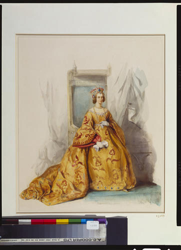 Louise, Queen of the Belgians, as Marie de Bourgogne