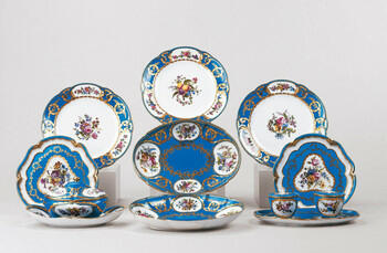 A dinner service, known as the Essex Service