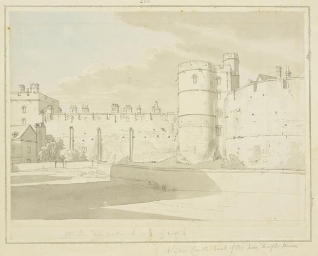 The Back of the Poor Knights' Houses, Windsor Castle