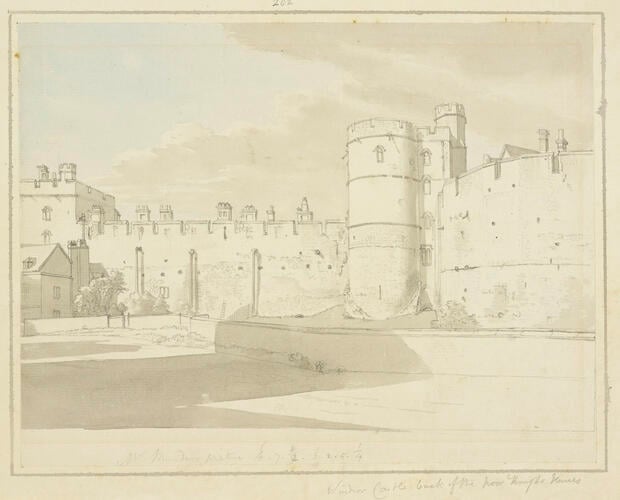 The Back of the Poor Knights' Houses, Windsor Castle