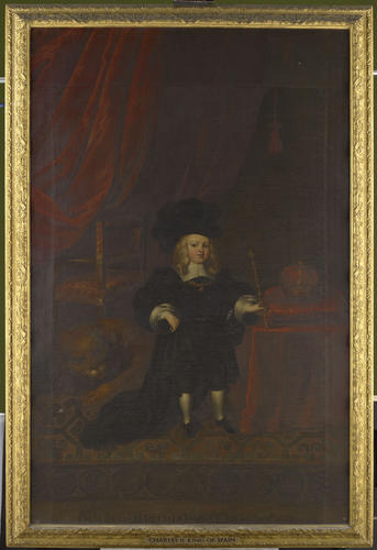 Frame for RCIN 404964, studio of Del Mazo, Carlos II, King of Spain Frame for RCIN 404964, studio of Del Mazo, Carlos II, King of Spain