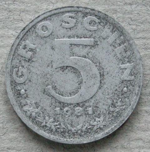 Austria. 5 groschen Austria. 5 groschen