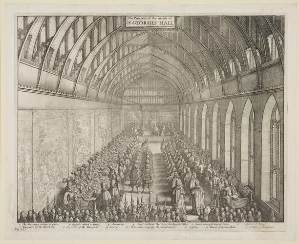Garter feast in the time of Charles II