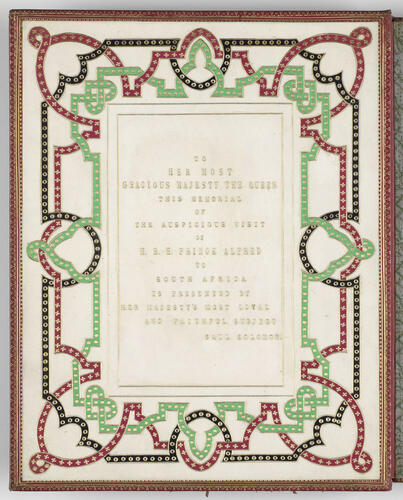 The Progress of H. R. H. Alfred Duke of Edinburgh through the Cape Colony, British Kaffraria, the Orange Free State and Port Natal in the year 1860 [Historic Title]