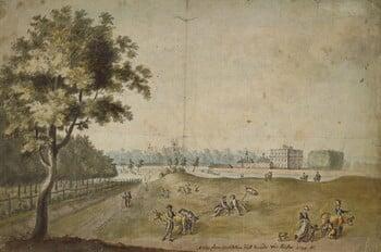 A View from Constitution Hill towards West Minster