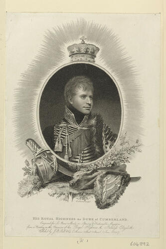HIS ROYAL HIGHNESS the DUKE of CUMBERLAND HIS ROYAL HIGHNESS the DUKE of CUMBERLAND