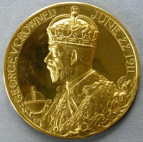 Medal commemorating the Coronation of George V Medal commemorating the Coronation of George V