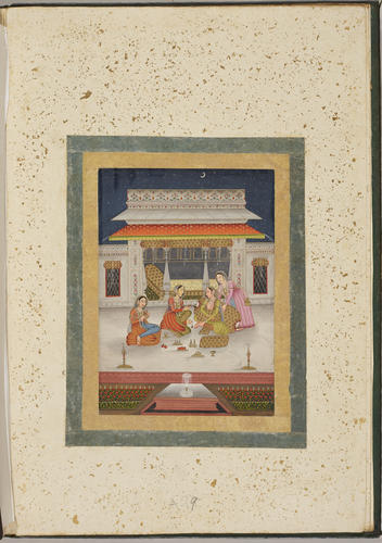 Master: Album of paintings of Hindu gods
Item: A princess prepares for her wedding night Master: Album of paintings of Hindu gods
Item: A princess prepares for her wedding night