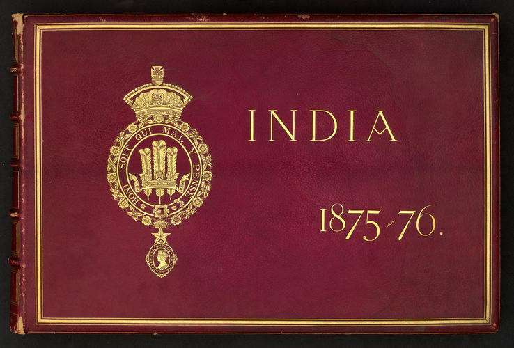 Prince of Wales Tour of India 1875-6 (vol. 5): album binding Prince of Wales Tour of India 1875-6 (vol. 5): album binding