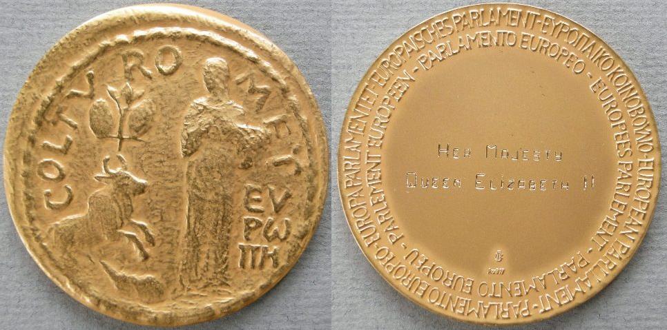 Belgium. Souvenir medal of the European Parliament Belgium. Souvenir medal of the European Parliament