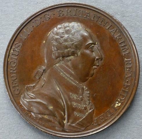 Great Britain. Medal commemorating the Recovery of King George III from illness, 1801 Great Britain. Medal commemorating the Recovery of King George III from illness, 1801