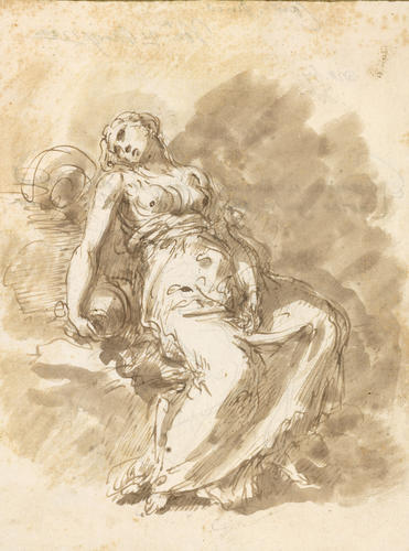 A fainting woman A fainting woman